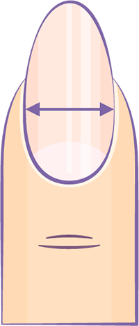 custom nail art sizing